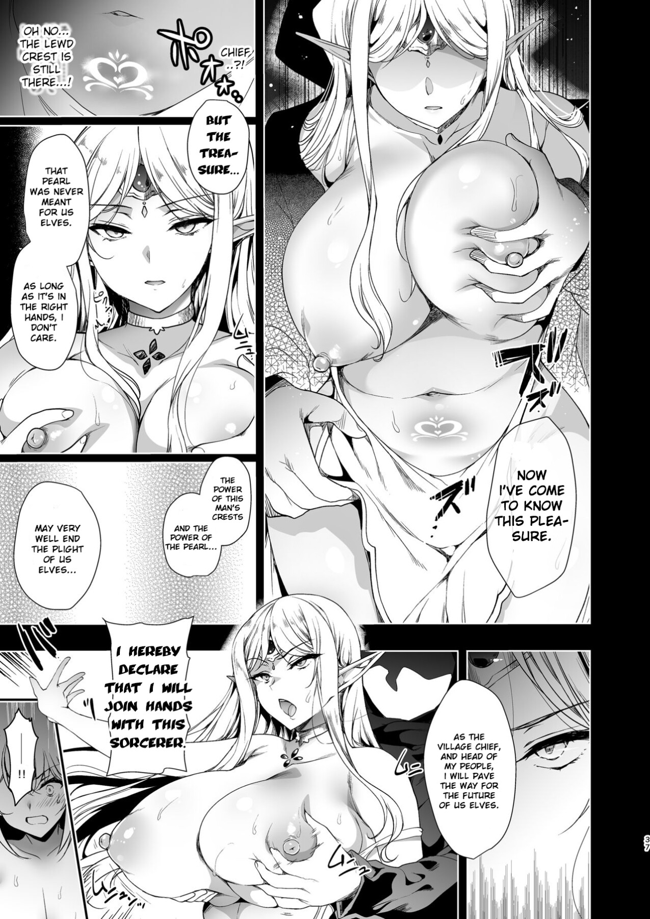 Hentai Manga Comic-A Book About Putting a Lewd Seal On an Elf Girl LEVEL:3-Read-36